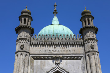 Fototapeta na wymiar North Gate of the Royal Pavilion in Brighton