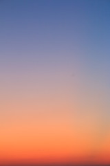 beautiful colorful sky and cloud in twilight time background