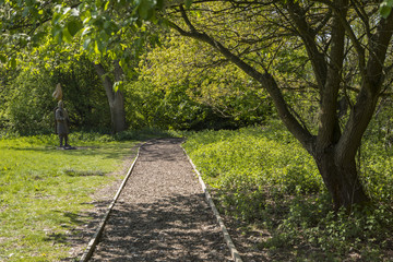 Fototapeta premium Pathway Around the Battle of Hastings Battlefield
