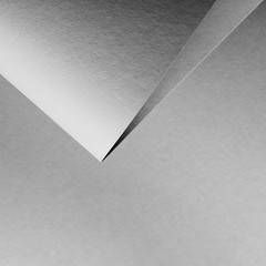 close-up view of grey empty rolled paper background