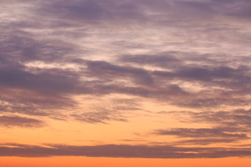 beautiful colorful sky and cloud in twilight time background