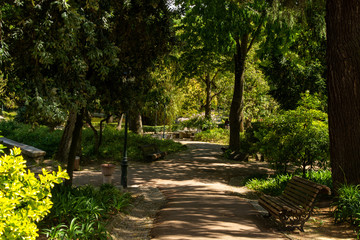 Estrela garden in Lisbon