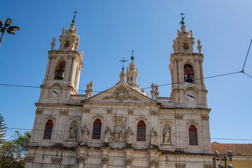 Fototapeta premium Estrela church in Lisbon