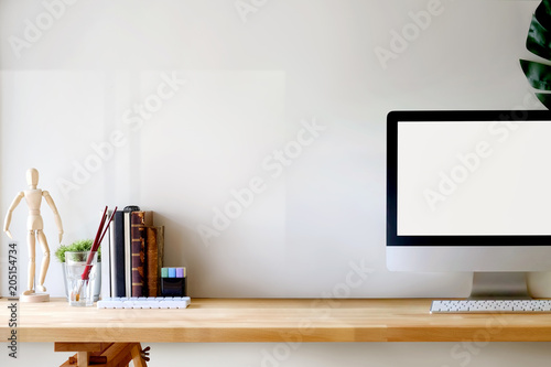 Artist Workspace Desktop Computer And Copy Space Stock Photo Artist Workspace Desktop Computer And Copy Space