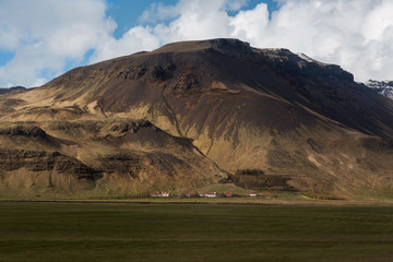 landscape of majestic mountains, Iceland