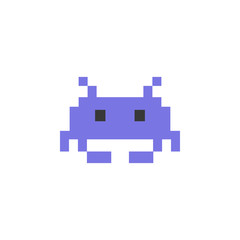 pixel figure colored icon. Element of web icon for mobile concept and web apps. Colored isolated pixel figure icon can be used for web and mobile. Premium icon