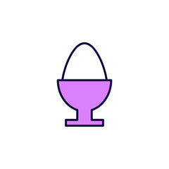 stand for eggs and eggs icon. Element of simple colored web icon for mobile concept and web apps. Isolated stand for eggs and eggs icon can be used for web and mobile. Premium icon