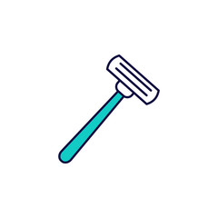 machine for shaving icon. Element of simple colored web icon for mobile concept and web apps. Isolated machine for shaving icon can be used for web and mobile. Premium icon