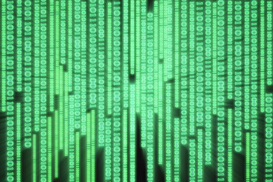 Computer binary data flow graph