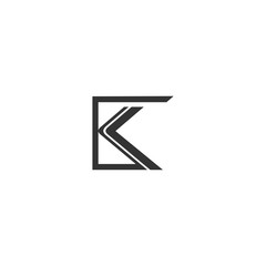 Letter K logo icon design template elements, Minimalist Elegant Line K Letter Logo Icon Design Monogram