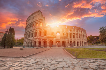 Naklejka na ściany i meble Colosseum amphitheater in Rome