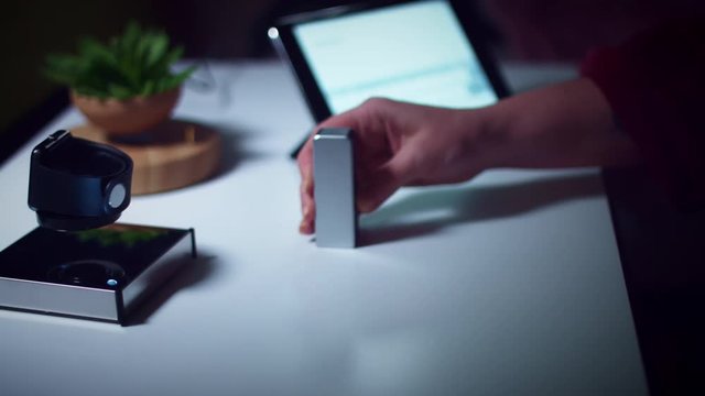 4K Hand Switching On Virtual Laser Projection Keyboard