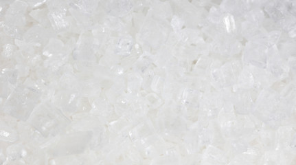 White granulated sugar as a background
