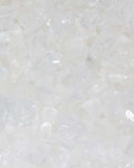 White granulated sugar as a background