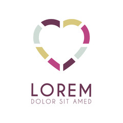 Logo formed from 8 lines that are blocked