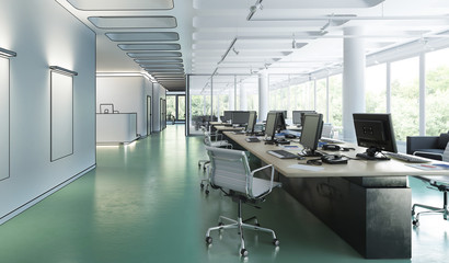 Büroeinrichtung 01 (Illustration)