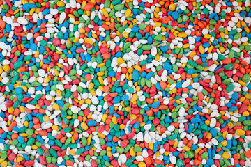 colorful of gravel for background