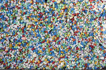 colorful of gravel for background