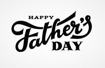 Happy Fathers Day lettering