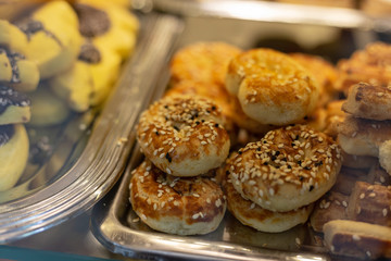 sweet goods of a turkish bakery