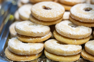sweet goods of a turkish bakery