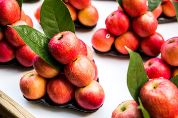 fresh red apple fruit