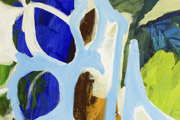 Detail of the Painting as a Background