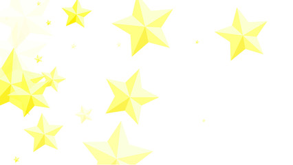 Many Golden Falling Confetti