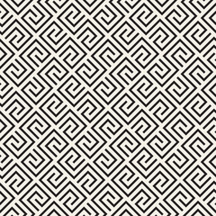 Vector seamless geometric pattern. Simple abstract lines lattice. Repeating elements stylish background