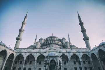 Fototapeta na wymiar Instanbul Blue mosque - Turkey 