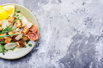 Unusual meat salad