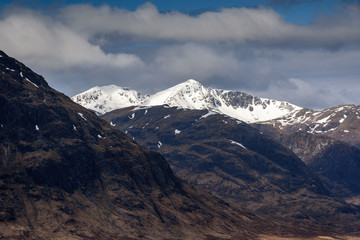 Beautiful panoramic images from Glencoe valley in the Highlands of Scotland - amazing views, breathtaking scenery, a real celebration of nature - perfect relaxation spot to enjoy the wilderness