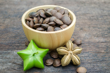 Sacha inchi, seeds have medicinal properties.