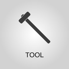 Tool icon. Tool symbol. Flat design. Stock - Vector illustration