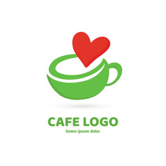 Logo design coffee vector template