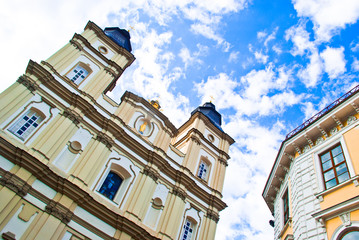 Church and sky