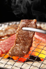 焼肉　Yakiniku. Is the Japanese version of Korean BBQ. © Nishihama