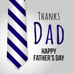 Happy Father's Day Vector Template Design Illustration