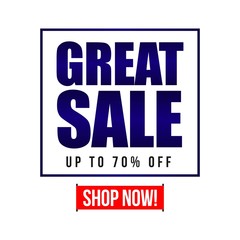 Great Sale up to 70% off Vector Template Design Illustration