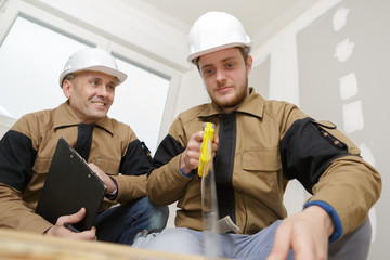 foreman builder and construction worker