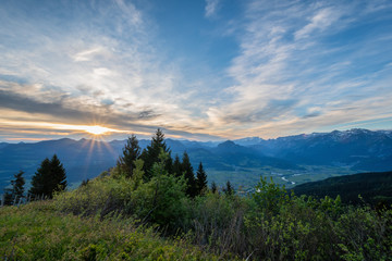 Fototapeta na wymiar Berchtesgadener Land - Sonnenaufgang