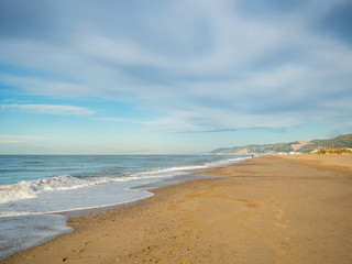 Fototapeta na wymiar Beach of Gava