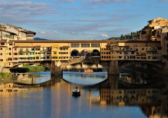 Naklejka premium Ramy z Ponte Vecchio