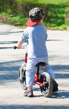 child on a bicycle