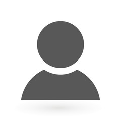 User icon vector isolated. Profile Avatar Vector illustration.