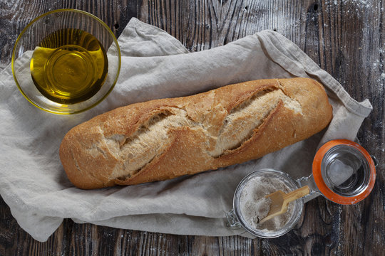 baget ekmek yapımı, baget ekmek sunumu 