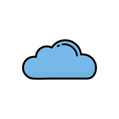 Fototapeta premium cartoon cloud vector