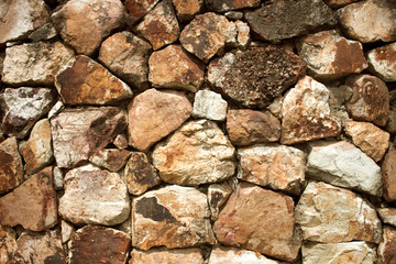 Fragment of a wall from a chipped stone backgrounds