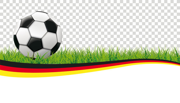 Deutschland Flagge Fußball Transparent