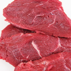 raw fresh beef sliced for roasting or grilling steak